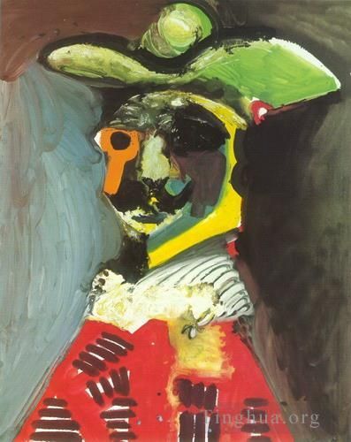 Pablo Picasso Ölgemälde - Buste d`homme 1970